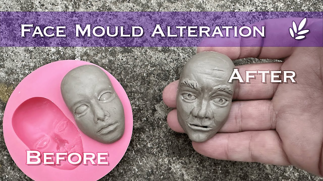 Face Mould Alteration | Version One | Clay Sculpting | Hand Build | Home Clay Project
