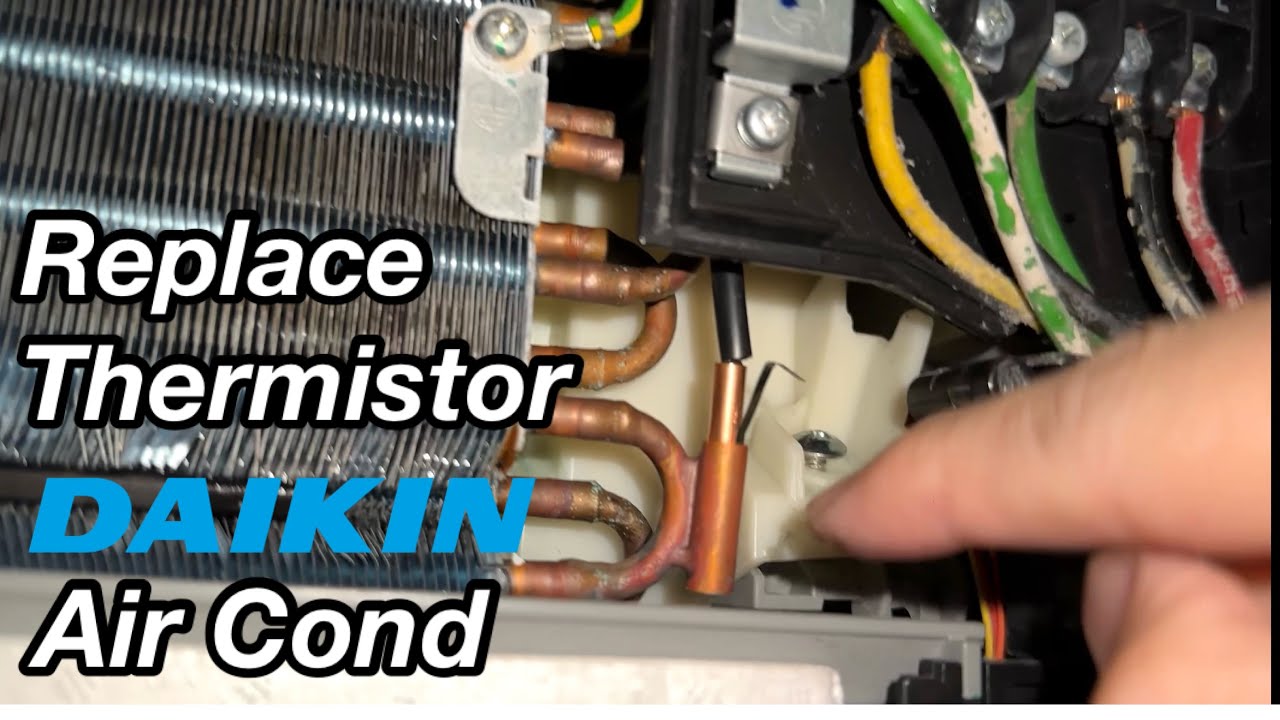 Как заменить термистор (датчик температуры) кондиционера Daikin?