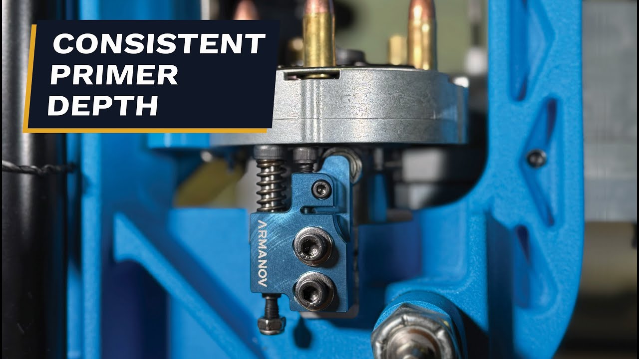 Get CONSISTENT PRIMER DEPTH with Armanov Index Bearing Cam Block with Primer Depth Stop