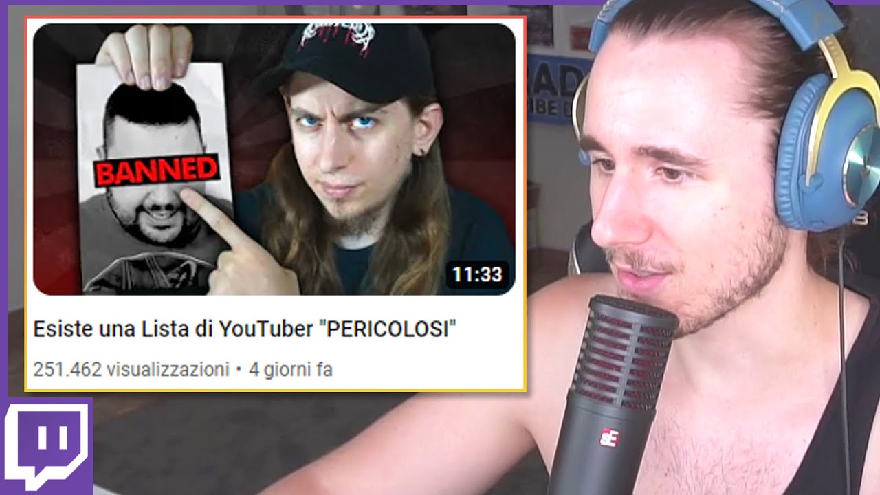 La BLACK LIST degli YOUTUBER - REACTION