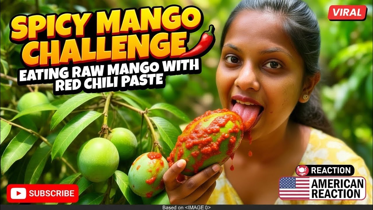 Mango + Chili + Salt = Mind-Blowing Sri Lankan Hack Americans Are Obsessed With! 🇺🇸 🔥🥭🧂99%