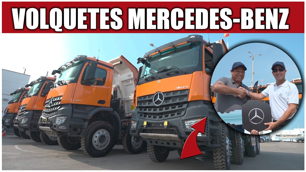 Volquetes Mercedes-Benz 8x4: Entrega de flota para 'Koelsa Perú | Divemotor