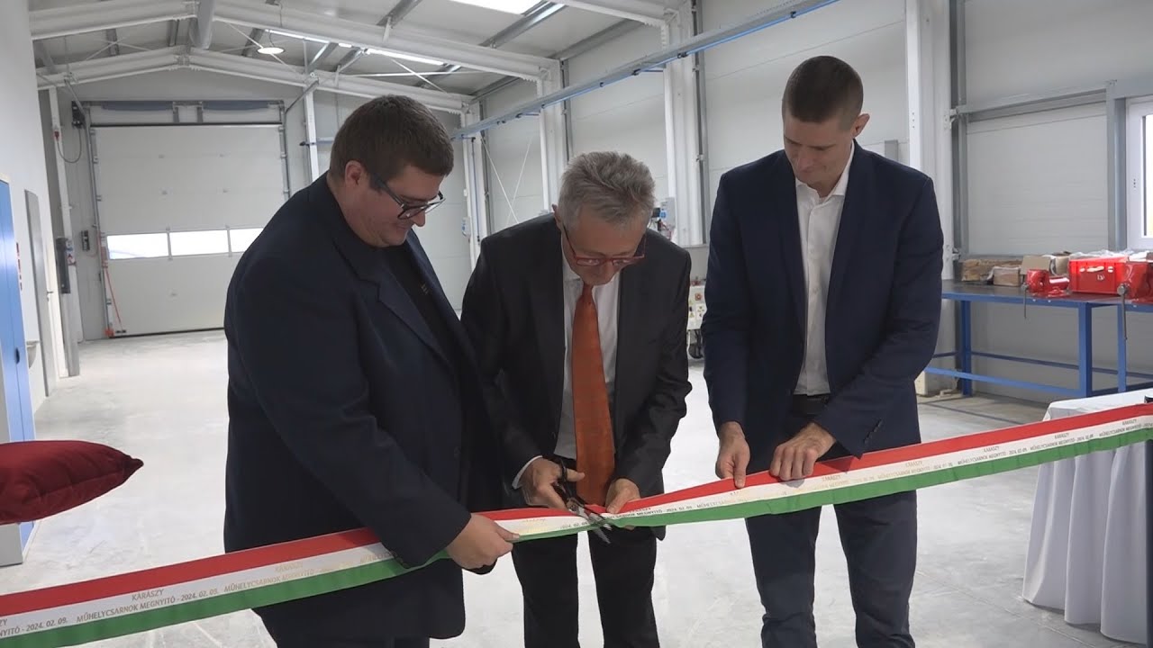 Kárászy Kft. Műhelycsarnok megnyitója 2024. február