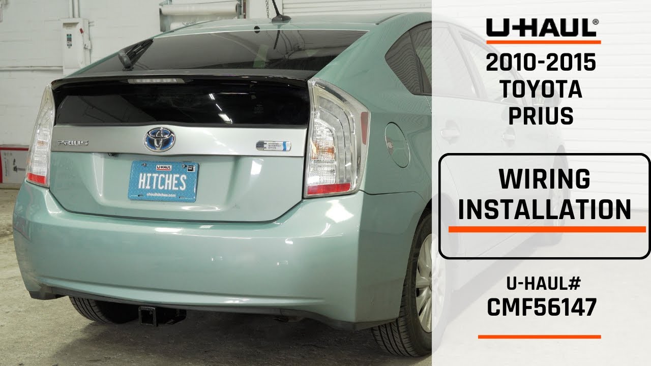 2010-2015 Toyota Prius | U-Haul Trailer Wiring Installation | CMF56147