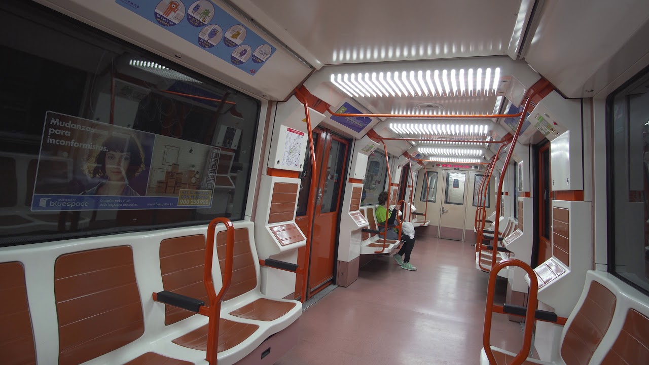 Spain, Madrid, Metro ride from Canillejas to El Capricho