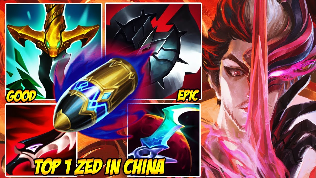 WILD RIFT CHINA TOP 1 ZED - ZED IS ILLEGAL AT THIS POINT