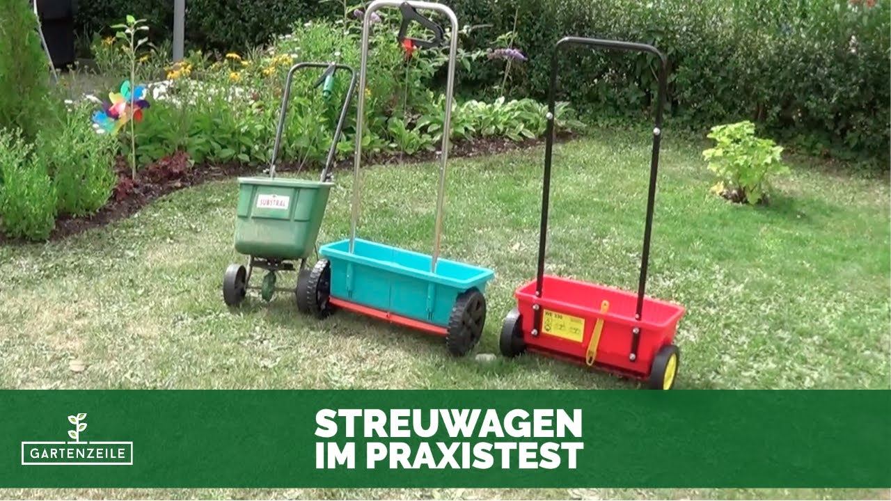 Streuwagen Test - 3 Modelle von Substral, Gardena und Wolf-Garten im Vergleich!