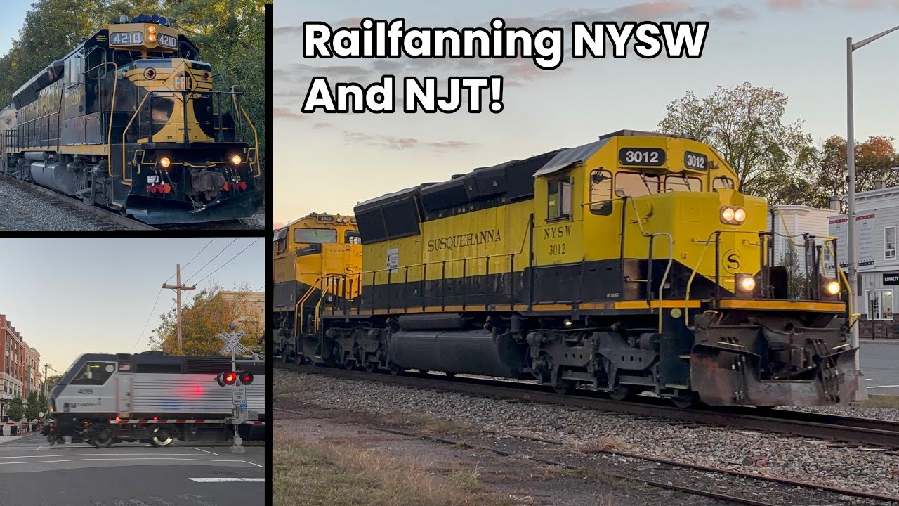 Railfanning NYSW and NJT at the start of October!
