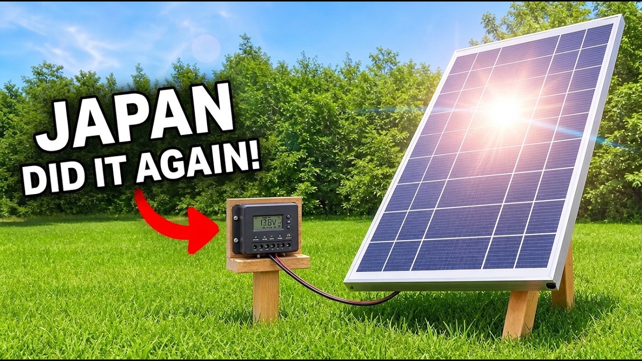 The $250 Japanese Solar Setup That Needs Zero Batteries (Runs All Day)