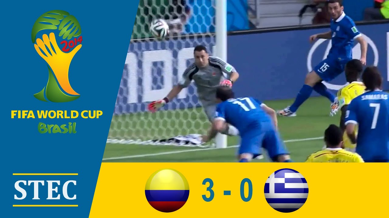 Κολομβία - Ελλάδα: 3-0 | Φάση Ομίλων Μουντιάλ 2014