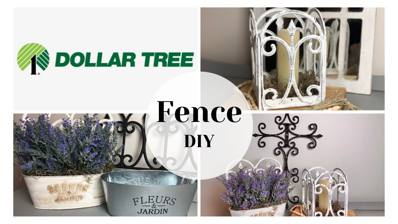 3 Dollar Tree DIY's Using Garden Fencing/Home D&eacute;cor