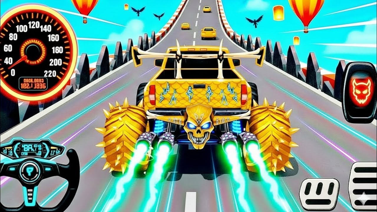 Super Crazy Mega Ramp GT Car Racing  - Extreme Car Stunts Master Driving : Android Gameplay #5