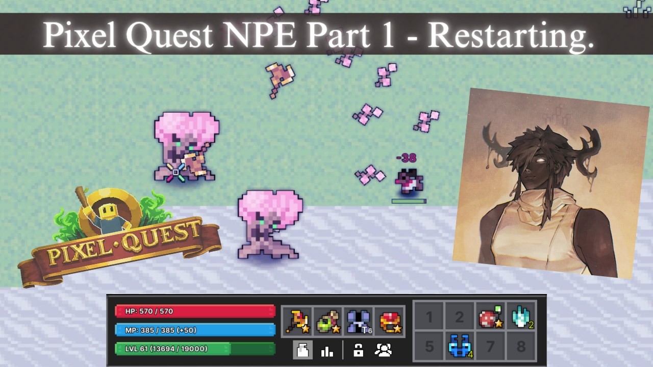 Я начал всё заново в Pixel Quest &mdash; без обмена, без помощи.