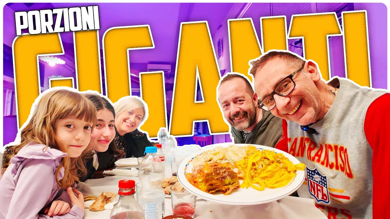 Porzioni IMMENSE in una PICCOLA TRATTORIA