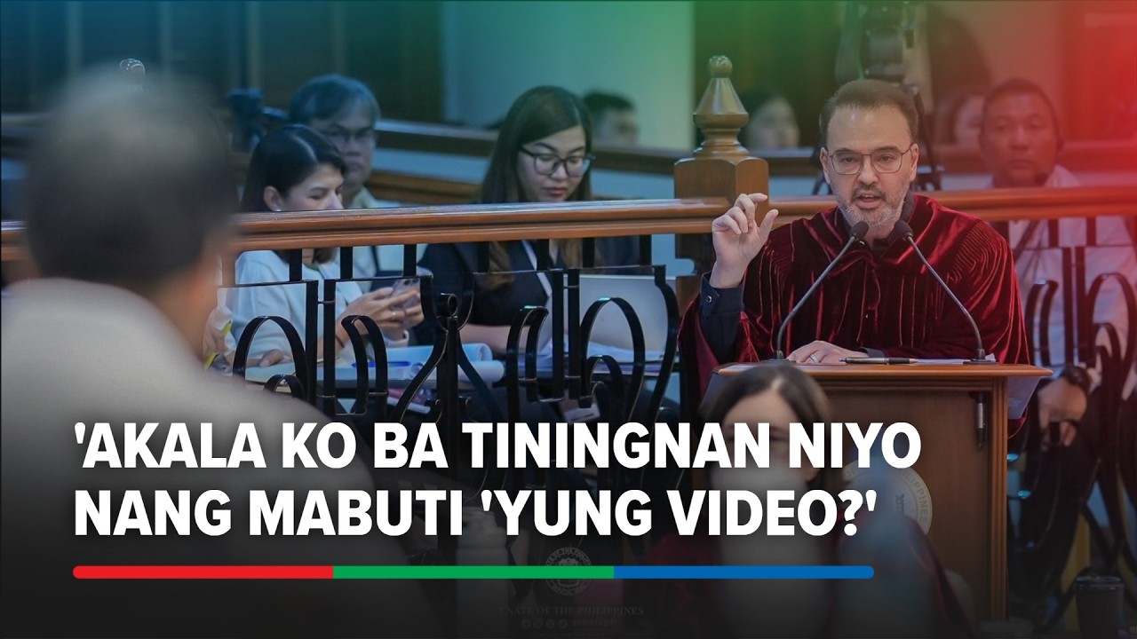 Cayetano grills Lotoc anew over VP Sara's 'admissions against interest' | ABS-CBN News