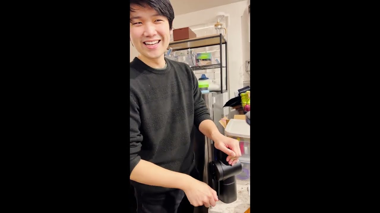 My First Pietro Coffee Grinder Brew!