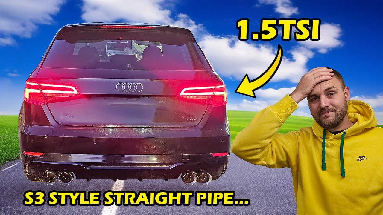 Is STRAIGHT PIPING The BEST Upgrade For Your 1.5TSI Audi A3 8v?