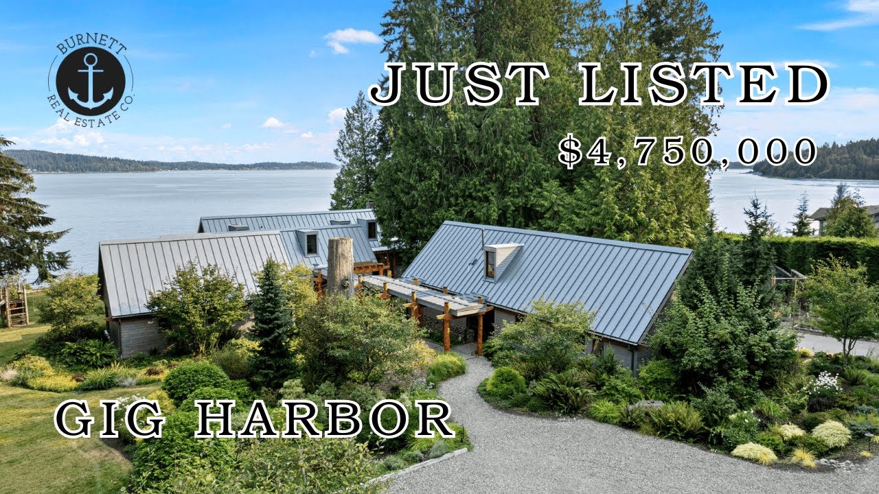 Luxury Gig Harbor Waterfront Tour | 13616 Thomas Rd NW, Gig Harbor