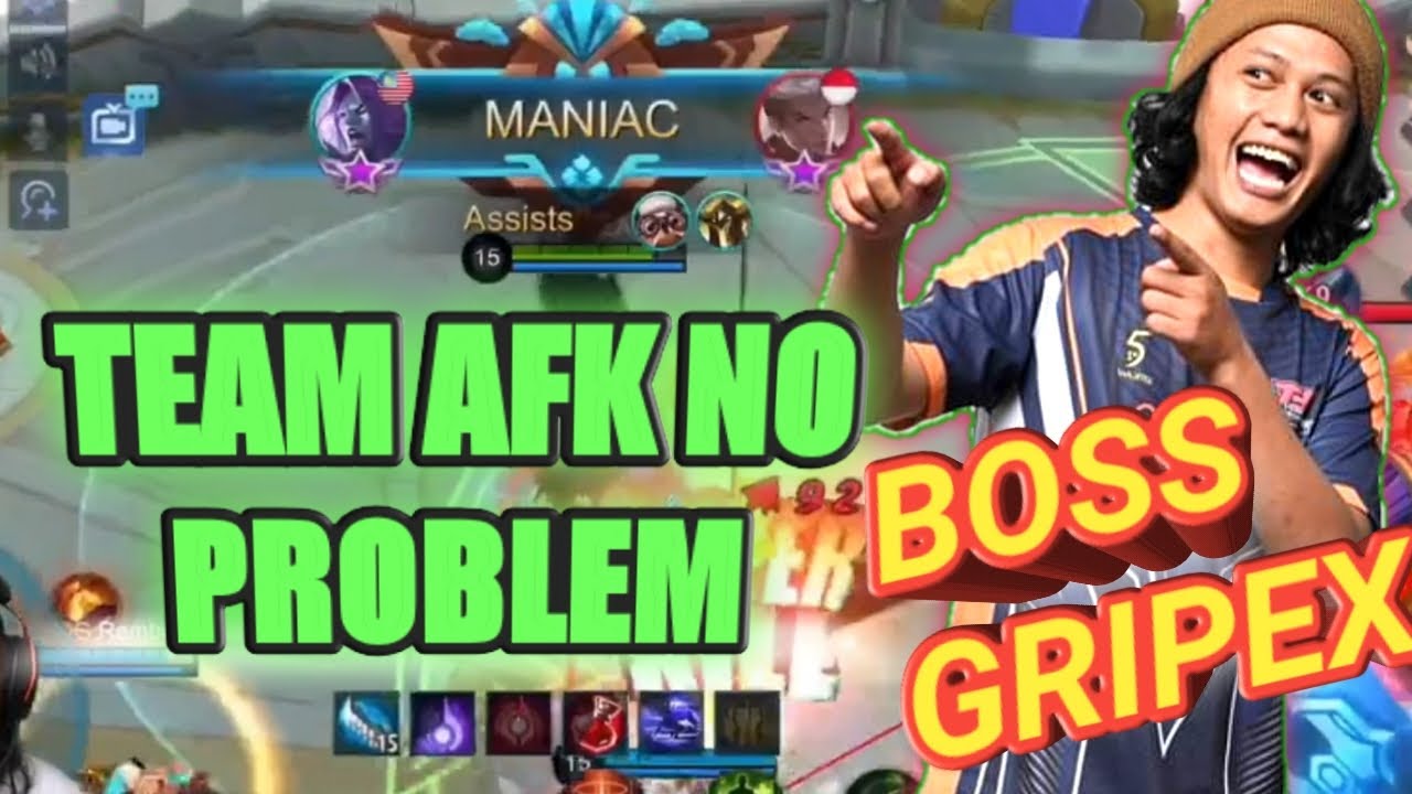 Gripex Carry Team Afk Pakai Moskov Bukan Kaleng2 | Mobile Legends |