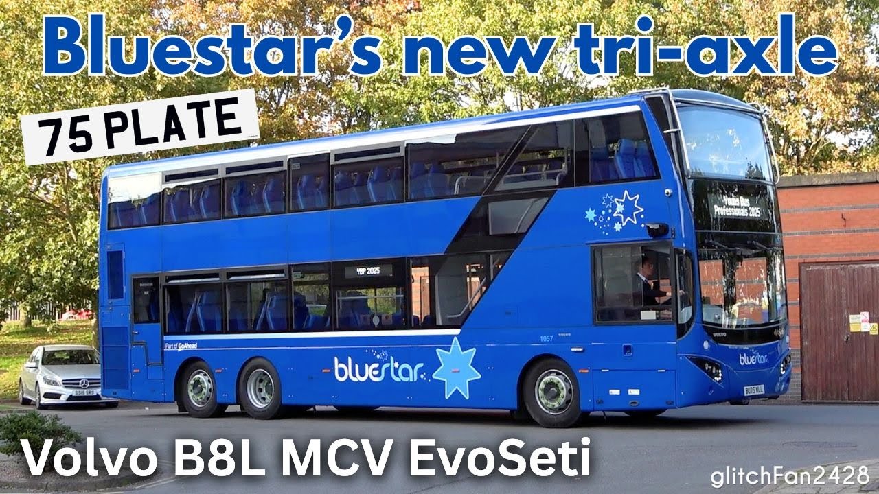 Tour of Bluestar's New 75 Plate Tri-Axle ✨ Volvo B8L MCV EvoSeti