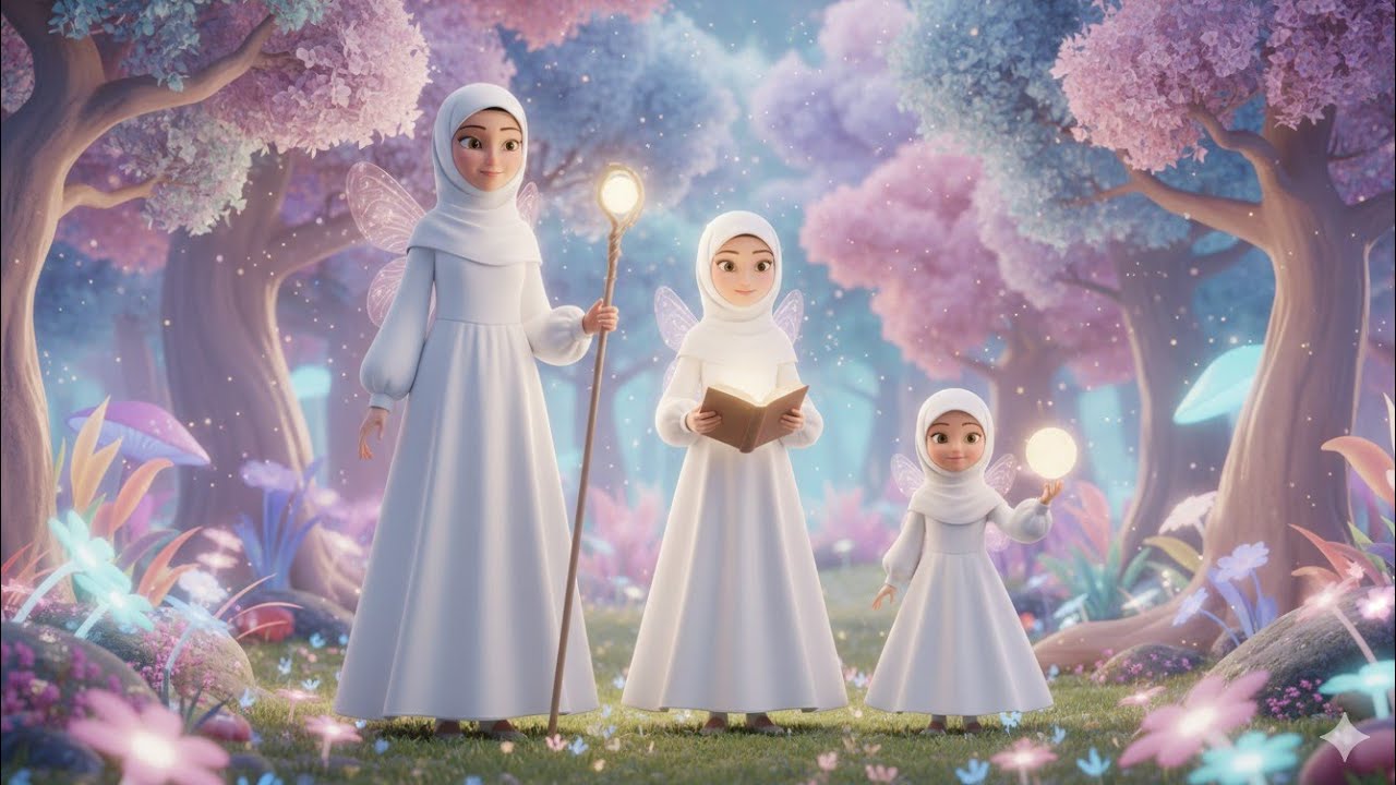 تین پریاں اور جادوئی جنگل | عقل، علم اور دل کی طاقت | Fairy tale | Kids moral story