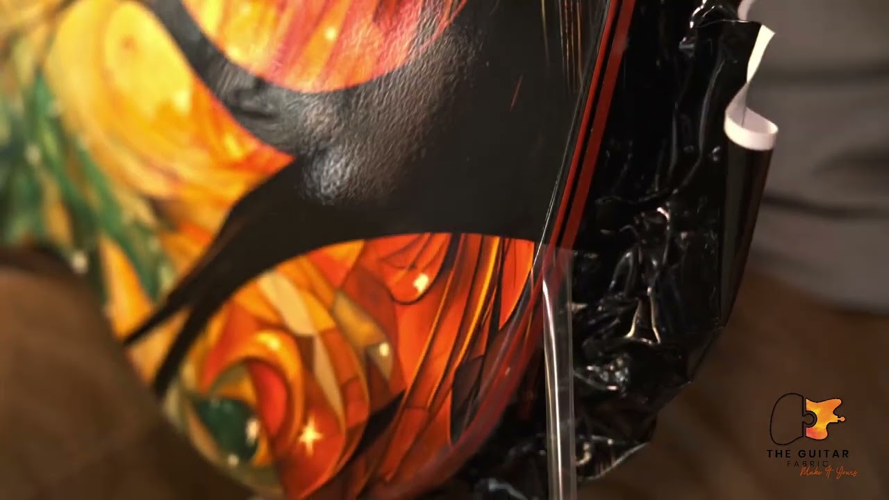 Step by Step Guide  Installing a Guitar Skin on Your Guitar Body  The Guitar Fabrik