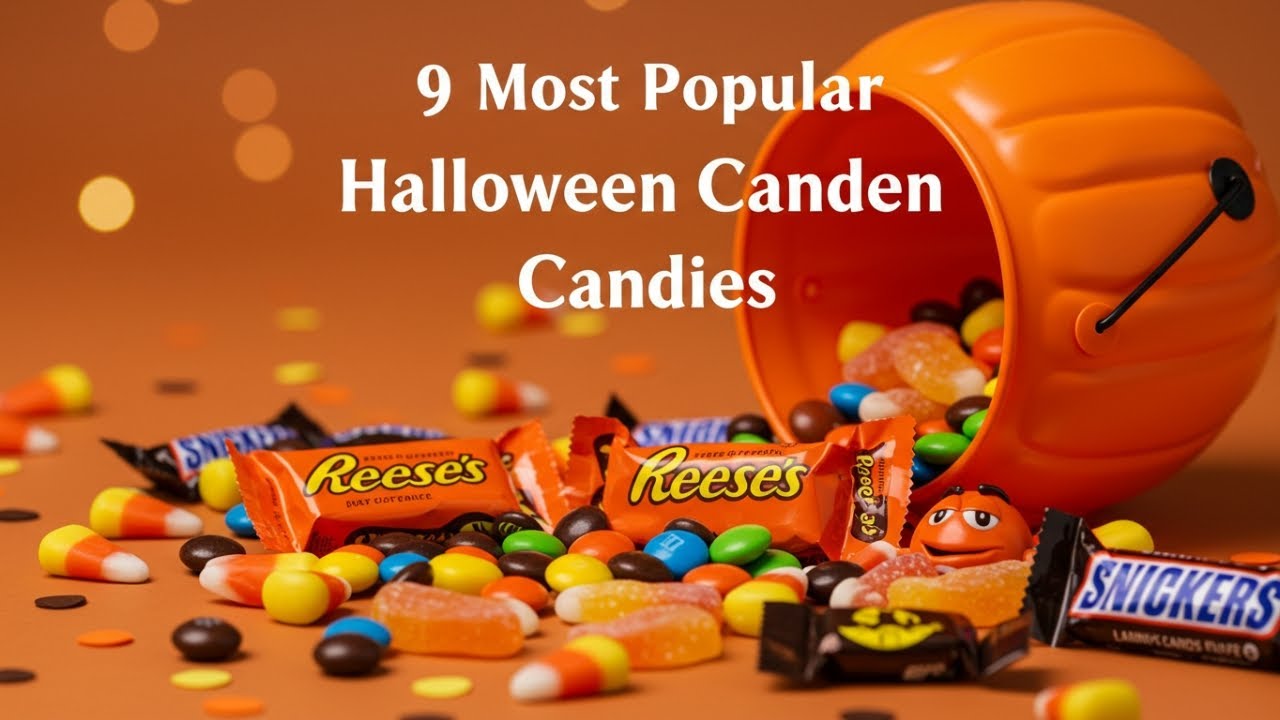 🍬 Top 9 Most Popular Halloween Candies of All Time! 🍫 | Ultimate Halloween Candy Countdown