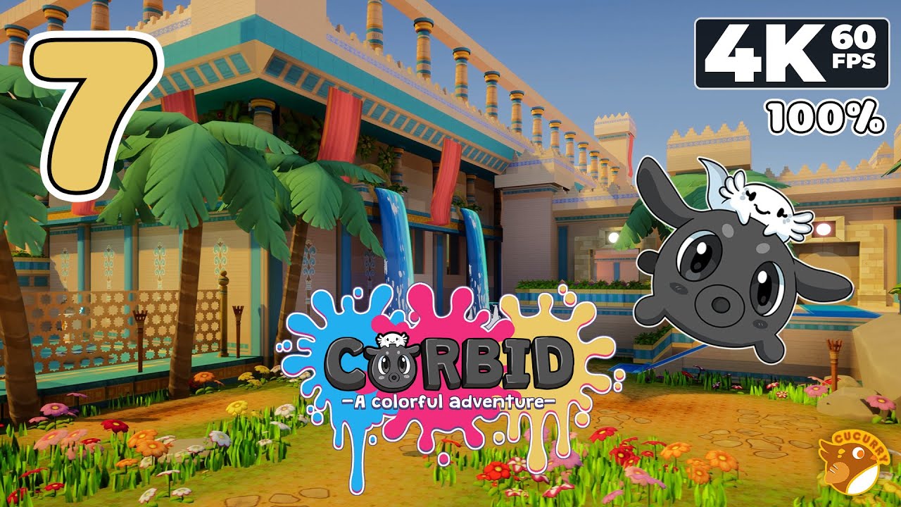 Corbid! A Colorful Adventure (PC) - 4K60 Walkthrough (100%) Part 7 - Level 2-1