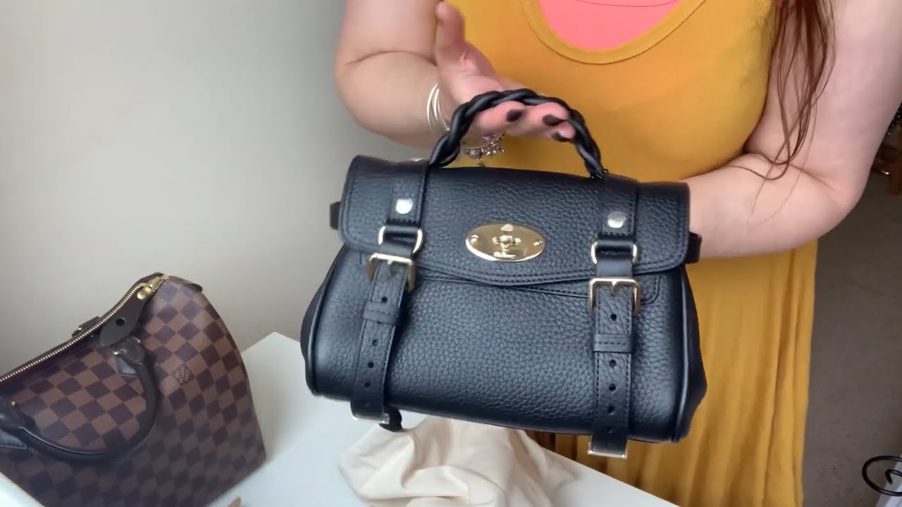 Unboxing Mulberry Mini Alexa in Black || Always Sophie