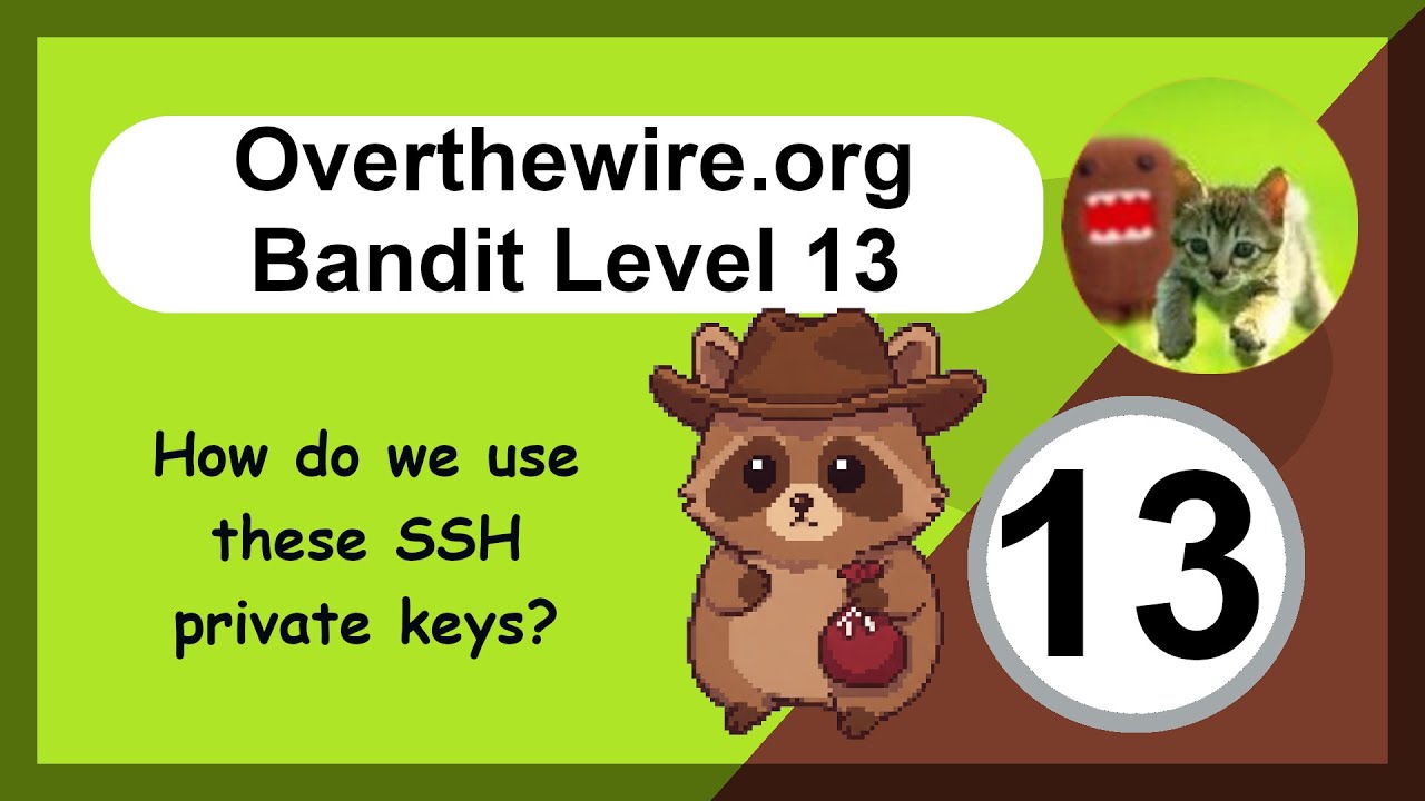 Overthewire - Bandit - Level 13 - SSH Private Keys