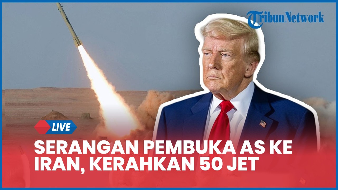 Serangan Pembuka AS ke Iran, Kerahkan 50 Jet Tempur Tambahan: Trump Ingin Teheran Manut soal Nuklir