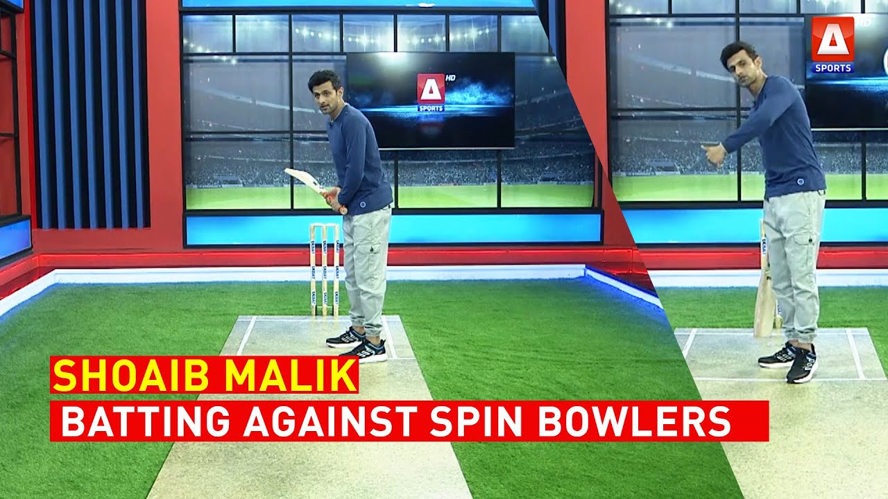Batting Against Spin Bowlers #shoaibmalik
