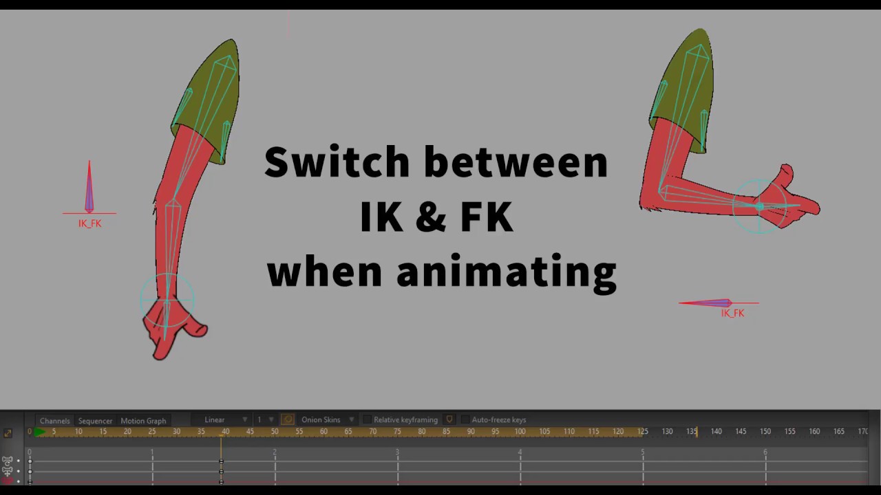 Moho pro12 ( Anime Studio ) - Switch between IK & FK when animating