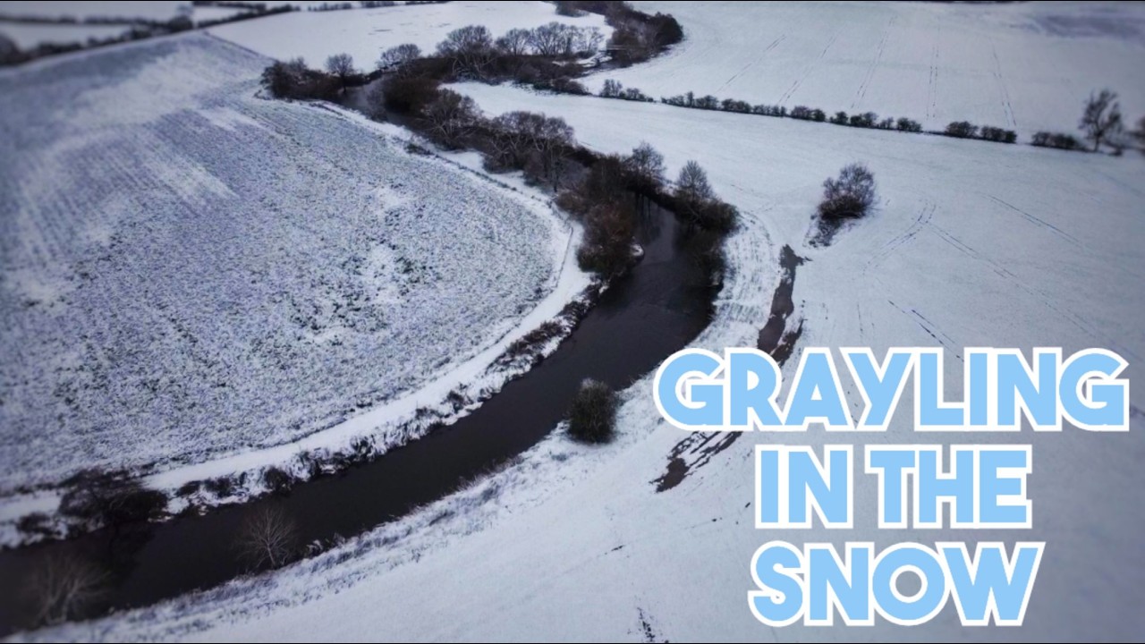Euro Nymph Fly Fishing For Grayling In The Snow
