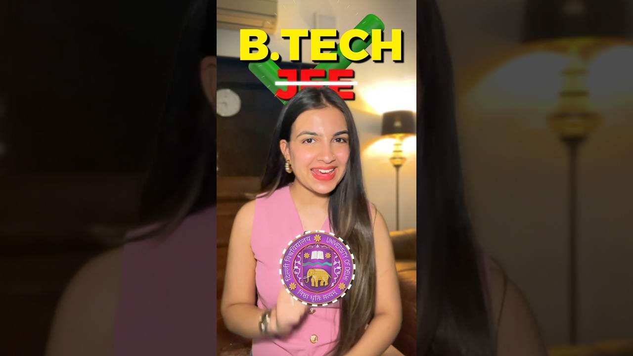 B.Tech in Delhi University without JEE 🔥 DU CIC B.Tech Admission ✅️ CUET UG 2025 #btech #cuet