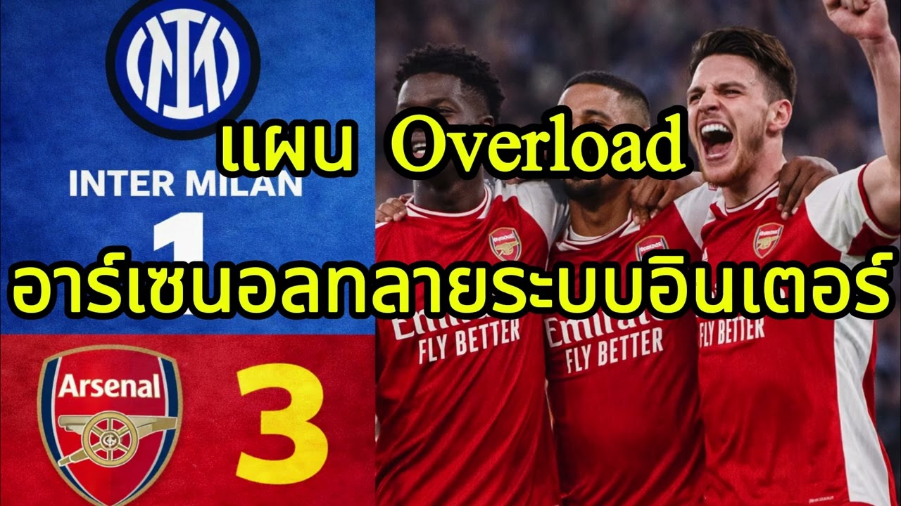 แผน Overload อาร์เซนอลทลายระบบอินเตอร์