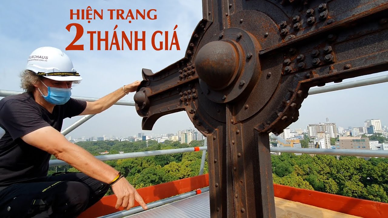HIỆN TRẠNG HAI THÁNH GIÁ (5.2021) | Trùng tu Nhà thờ Đức Bà Sài Gòn
