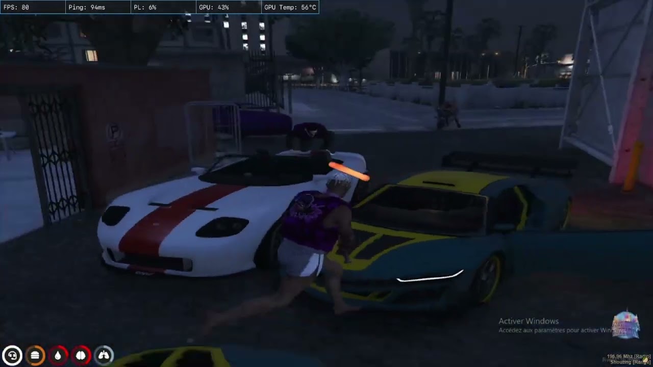 Highlight Ballas Gang 🟣 #3 Tunisian Nation RP S10⚡️