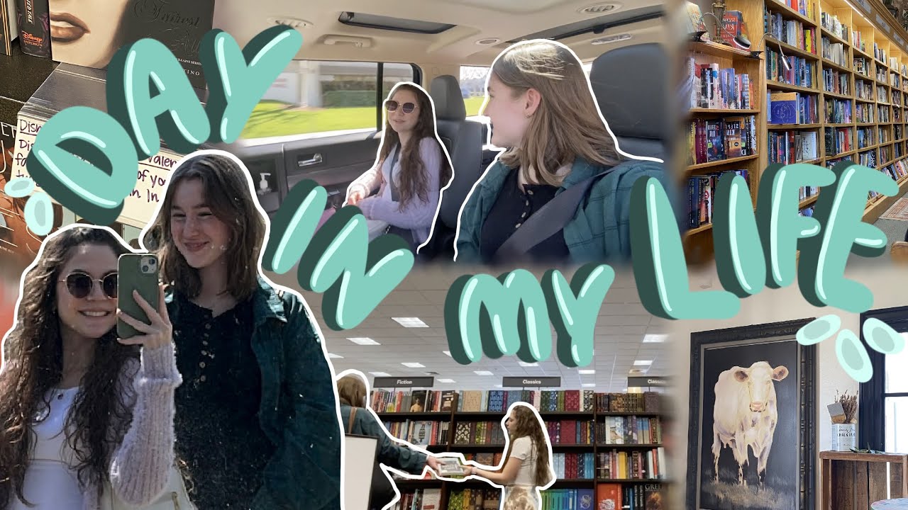 day in my life: bookstore vlog