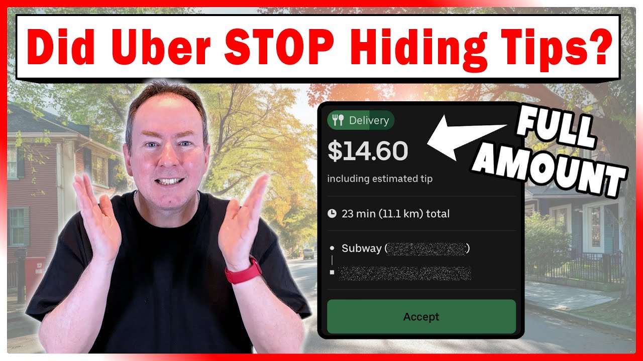 Did Uber Eats STOP Hiding Tips???