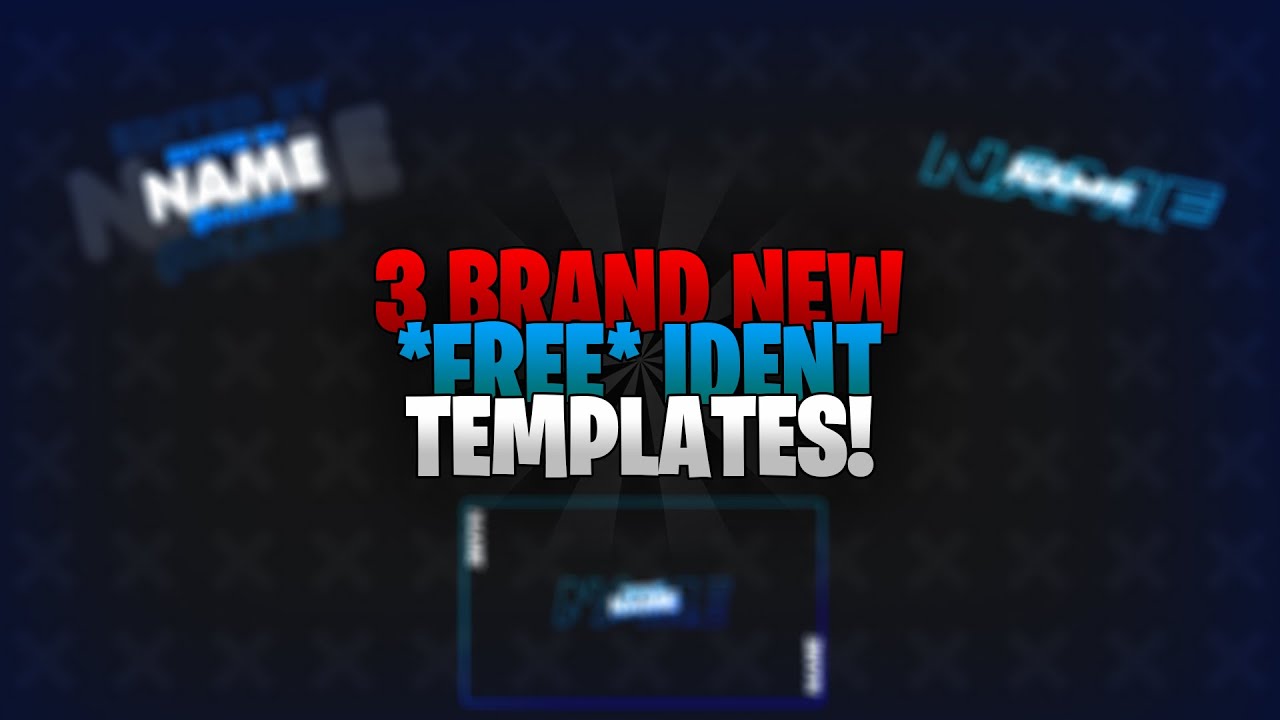 THE BEST 3 *NEW & FREE* IDENT/EDITED BY INTRO TEMPLATES! - NO PLUGINS NEEDED🔥😲
