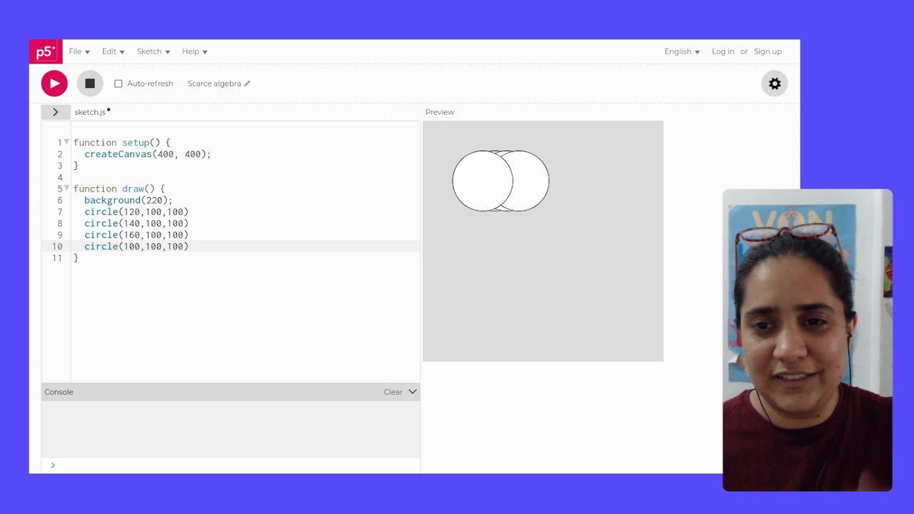 How to: using webcam, and filter effects in p5.js