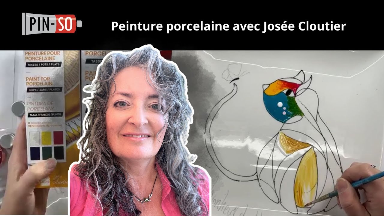 Peinture porcelaine avec Josée Cloutier