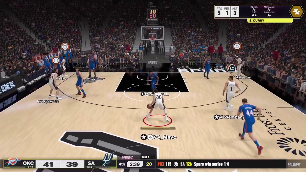 2k25 MyEra|Season 1- PlayOffs Vs Burk |#222