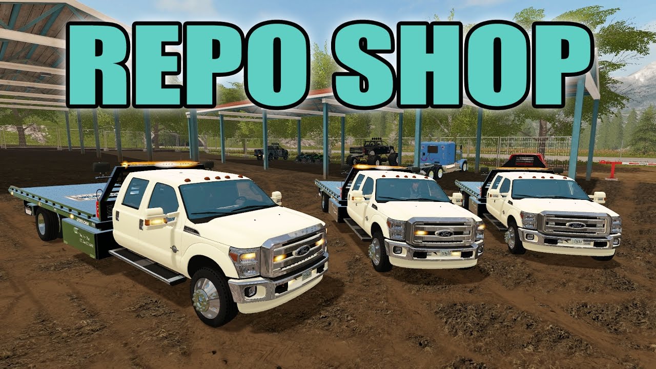 FARMING SIMULATOR 2017 | REPO SHOP CONSTRUCTION! | MULTIPLAYER!