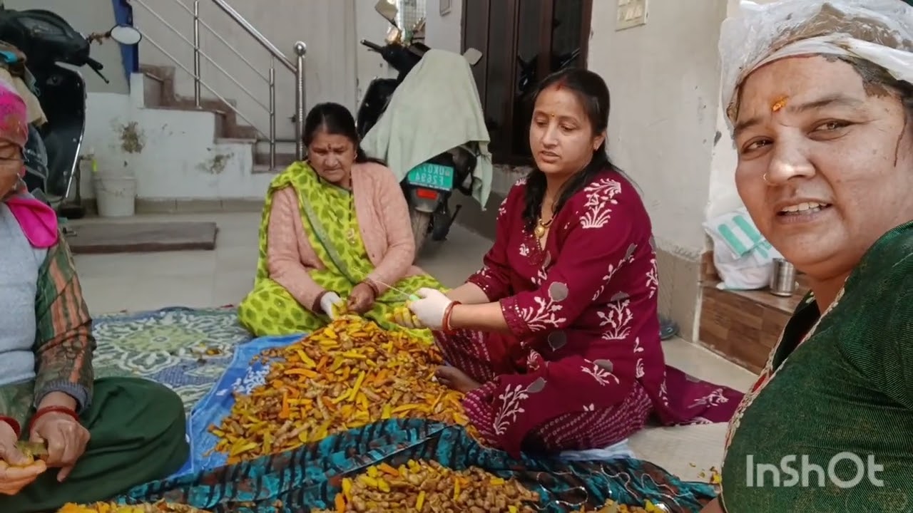 आज शिवरात्रि के दिन की हल्दी की सफाई