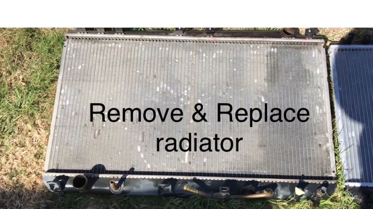 Radiator removal & replacement- Toyota Avalon 2004