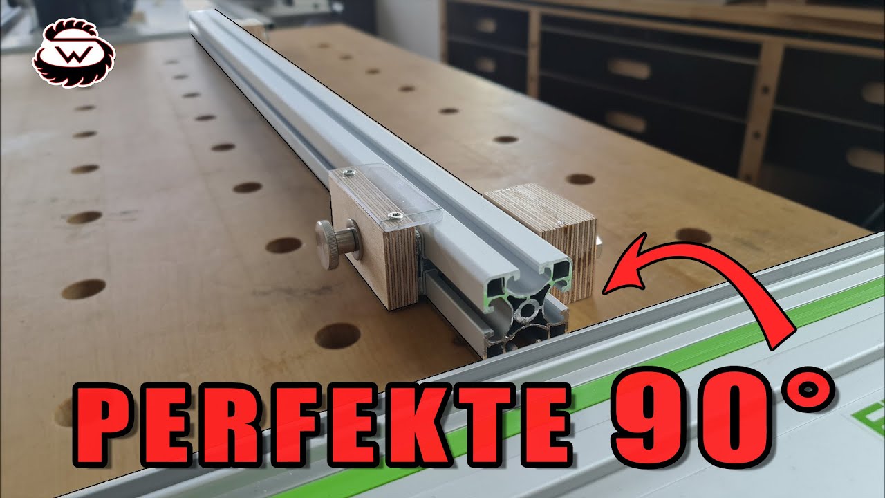 🤯 PERFEKTE 90&deg; Schnitte auf JEDER WERKBANK | Teil 1