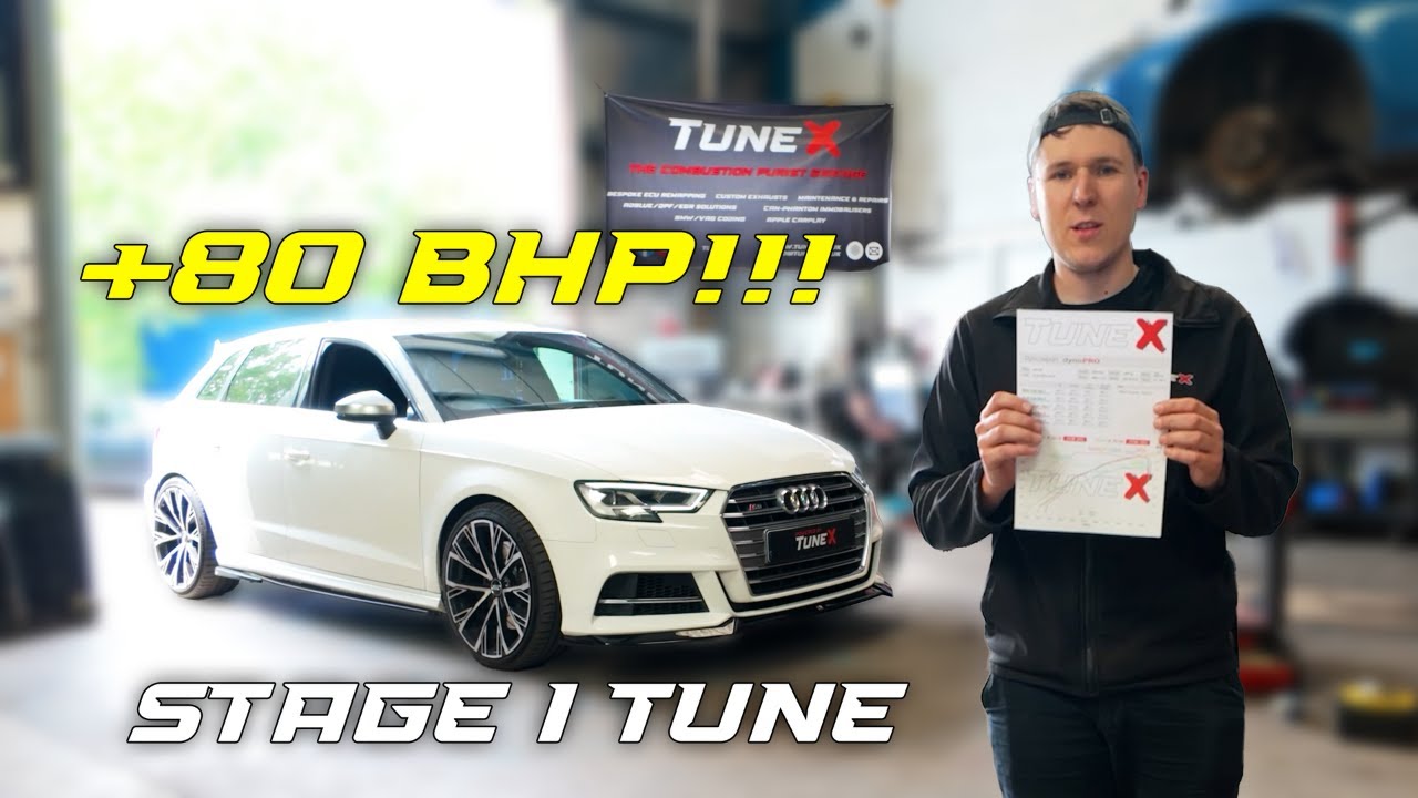 Audi S3 Gains a Massive +80BHP from a Stage 1 Remap!
