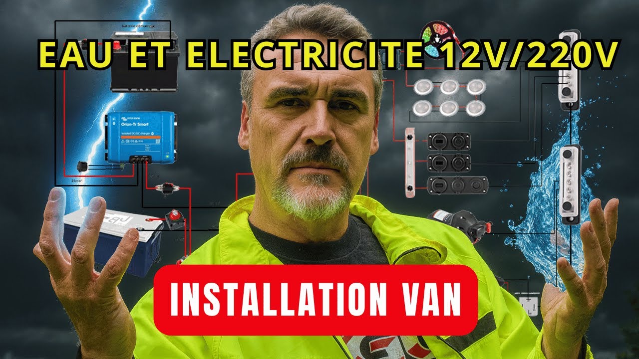 🔧⚡ Eau & Électricité 12V/220V dans ton van 🚐💧 – Installation complète, simple & fiable !
